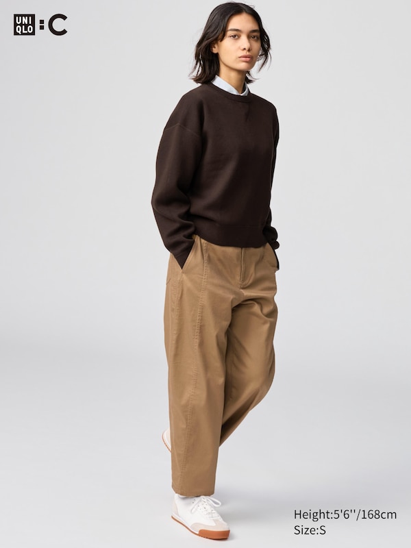 Хлопковые брюки с изогнутым кроем до щиколотки Uniqlo, 31 beige
Хлопковые брюки с изогнутым кроем до щиколотки Uniqlo, 31 beige