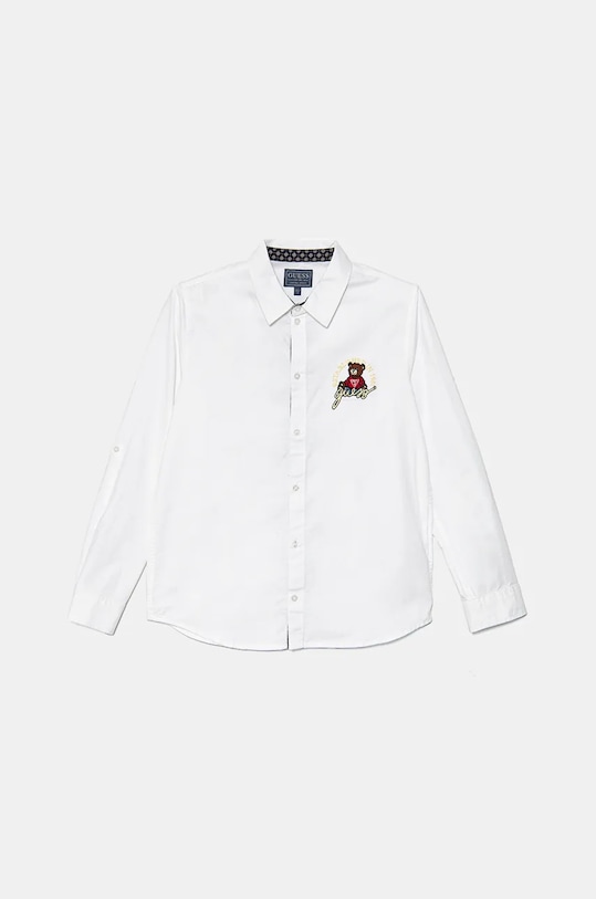 Детская хлопковая рубашка Guess, белый
Детская хлопковая рубашка Guess, белый