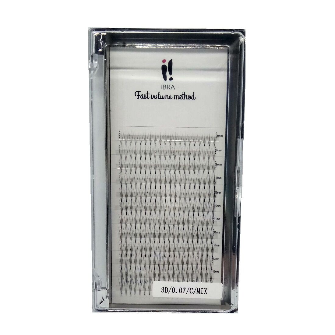 Накладные ресницы для объемного метода Ibra Fast Volume 3D, 144 шт/1 упаковка
Накладные ресницы для объемного метода Ibra Fast Volume 3D, 144 шт/1 упаковка