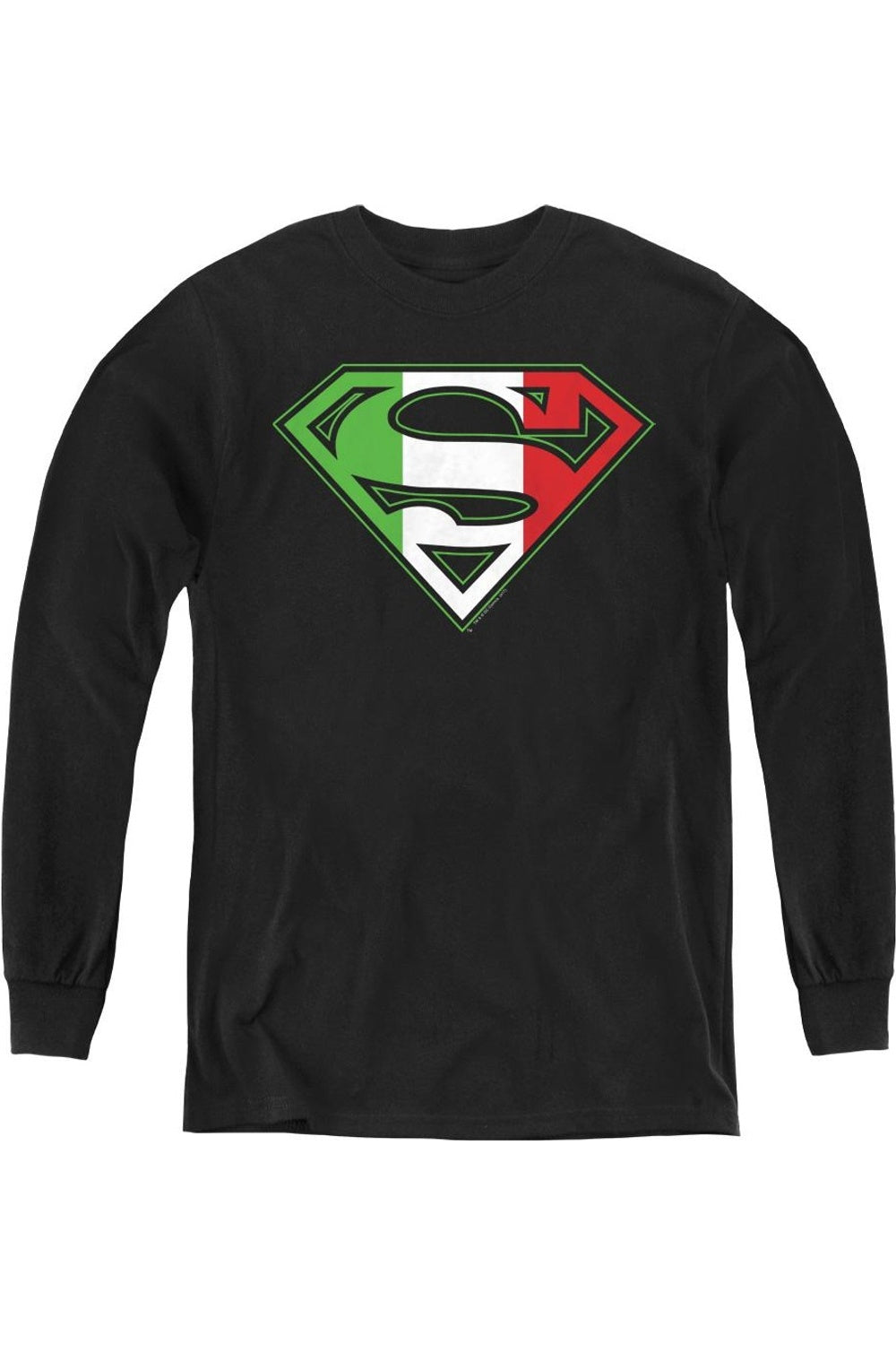 Футболка с длинным рукавом для детей "Супермен: Итальянский щит" Gildan, черный
Футболка с длинным рукавом для детей "Супермен: Итальянский щит" Gildan, черный