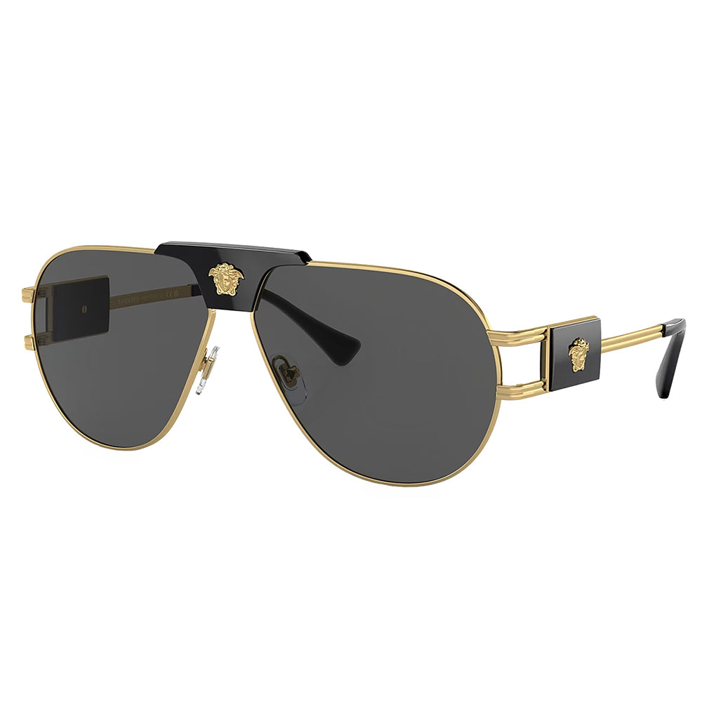 Versace VE 2252 100287 63 мм унисекс-авиаторы солнцезащитные очки, золотой/черный
Versace VE 2252 100287 63 мм унисекс-авиаторы солнцезащитные очки, золотой/черный
