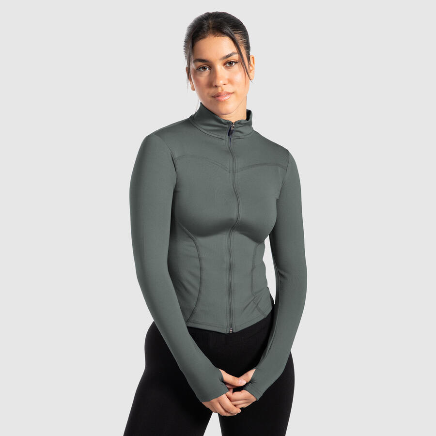 SMILODOX Женская тренировочная куртка Indira зеленая
SMILODOX Женская тренировочная куртка Indira зеленая