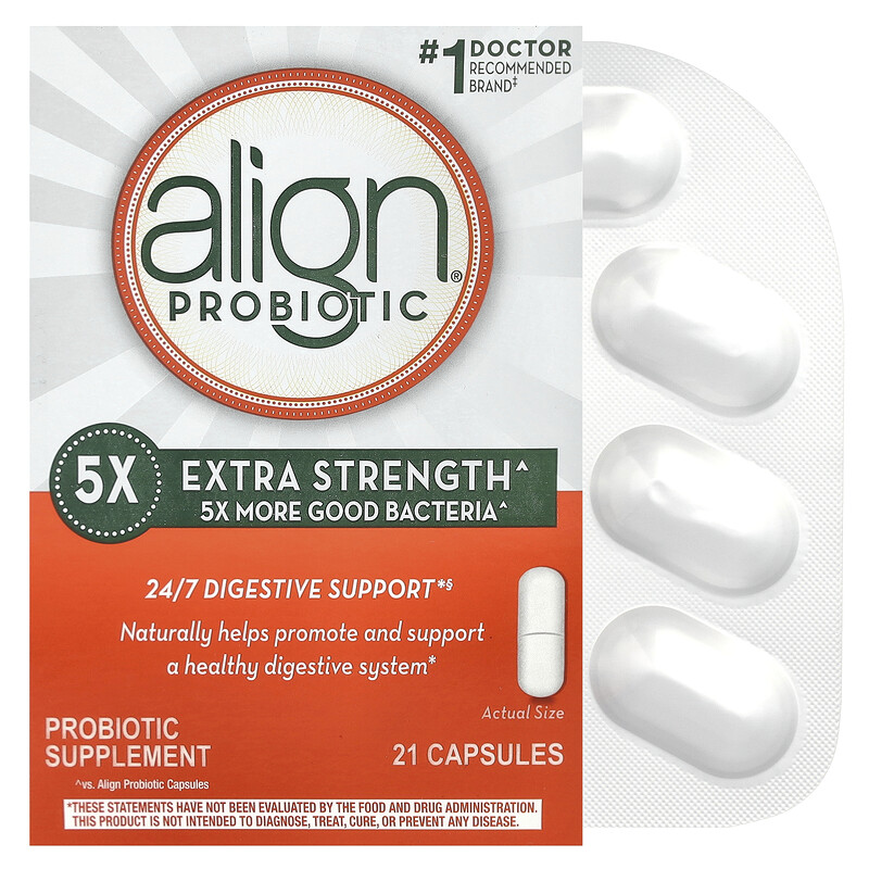 Align Probiotics, Поддержка пищеварения 24/7, повышенная эффективность, 17,5 мг, 21 капсула
Align Probiotics, Поддержка пищеварения 24/7, повышенная эффективность, 17,5 мг, 21 капсула