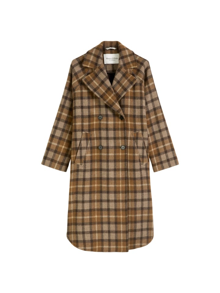 Marc O'Polo Пальто в клетку, свободного кроя, темно-коричневого цвета
Marc O'Polo Пальто в клетку, свободного кроя, темно-коричневого цвета