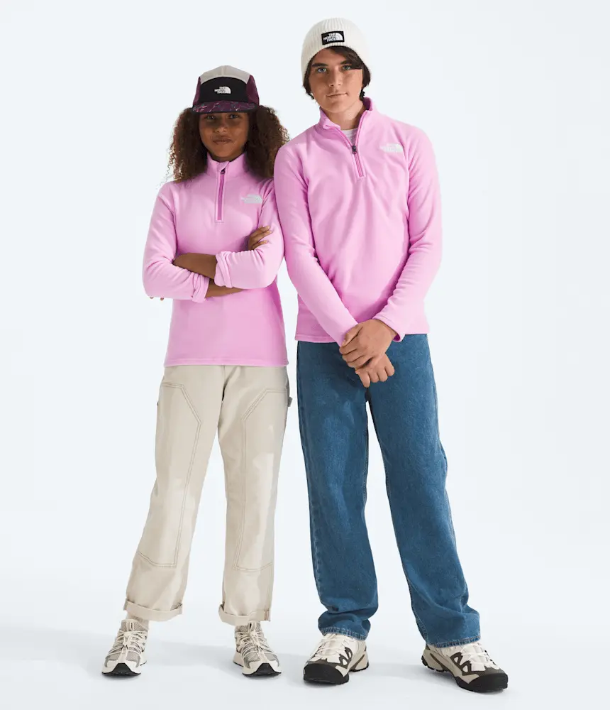 Пуловер Glacier с застежкой-молнией ¼ для мальчиков и девочек The North Face, Cyber Pink
Пуловер Glacier с застежкой-молнией ¼ для мальчиков и девочек The North Face, Cyber Pink