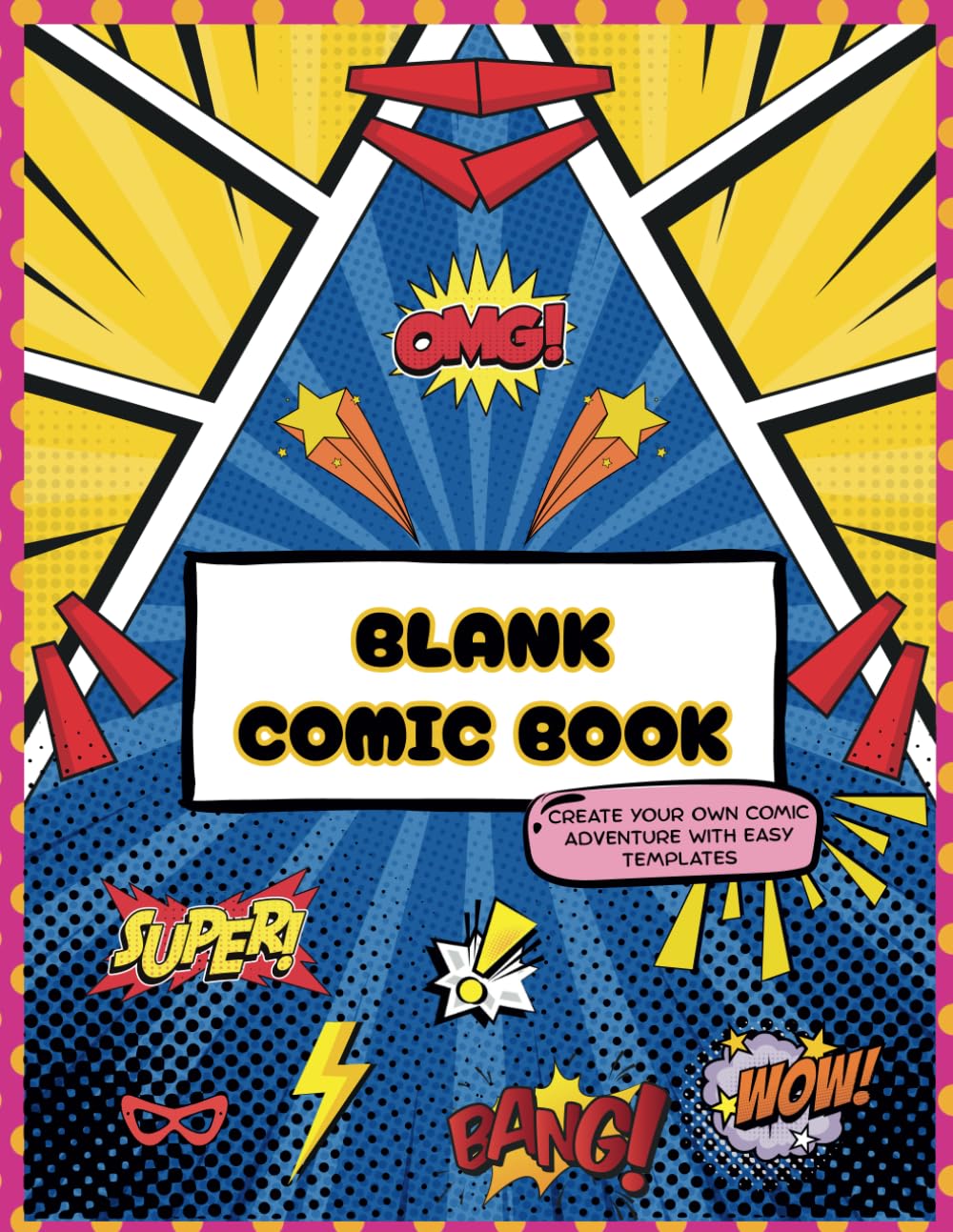 Blank Comic Book: Your Story Starts Here: A Vibrant Canvas for Comics (Independently published)
Blank Comic Book: Your Story Starts Here: A Vibrant Canvas for Comics (Independently published)