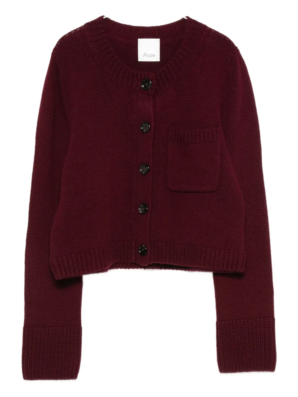 Кардиган с карманом на пуговицах ALLUDE, красный
Кардиган с карманом на пуговицах ALLUDE, красный