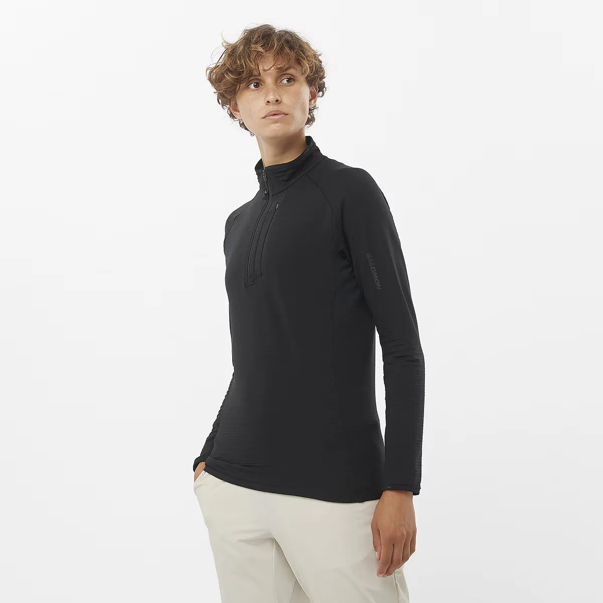 Salomon Essential Легкий теплый женский флис, чёрный
Salomon Essential Легкий теплый женский флис, чёрный