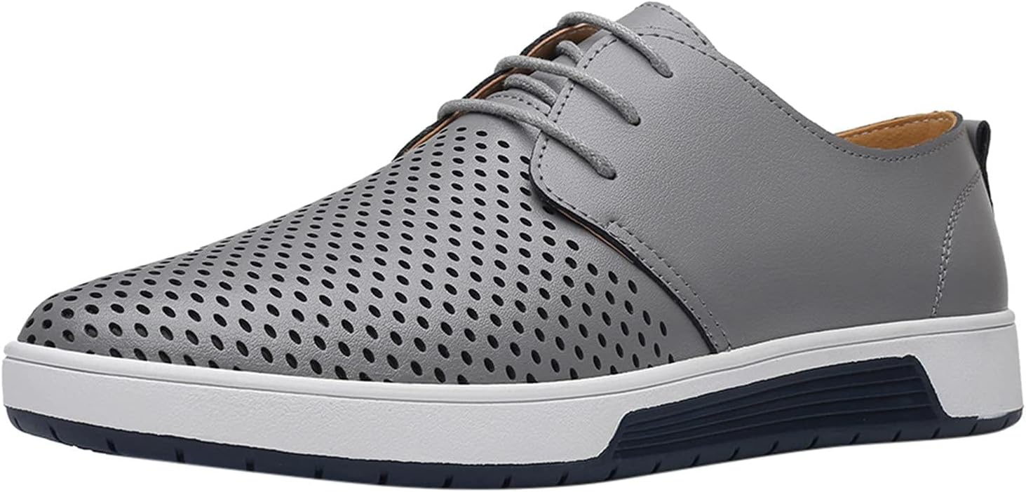 Мужские повседневные оксфорды BORAMAX с противоскользящей подошвой - мужские туфли на плоской подошве, модные, дышащие, для бизнеса, формальные, кроссовки и нарядные туфли для мужчин, серый
Мужские повседневные оксфорды BORAMAX с противоскользящей подошвой - мужские туфли на плоской подошве, модные, дышащие, для бизнеса, формальные, кроссовки и нарядные туфли для мужчин, серый