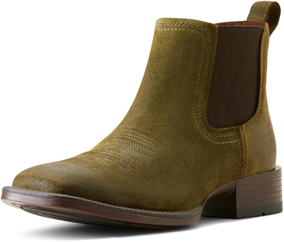 Мужские ботинки Chelsea Ariat Booker Ultra с квадратным носком, оливковый
Мужские ботинки Chelsea Ariat Booker Ultra с квадратным носком, оливковый