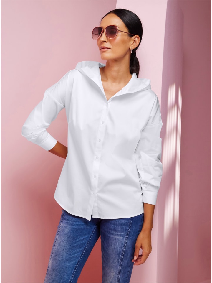 Блузка с длинными рукавами белого цвета Heine
Блузка с длинными рукавами белого цвета Heine