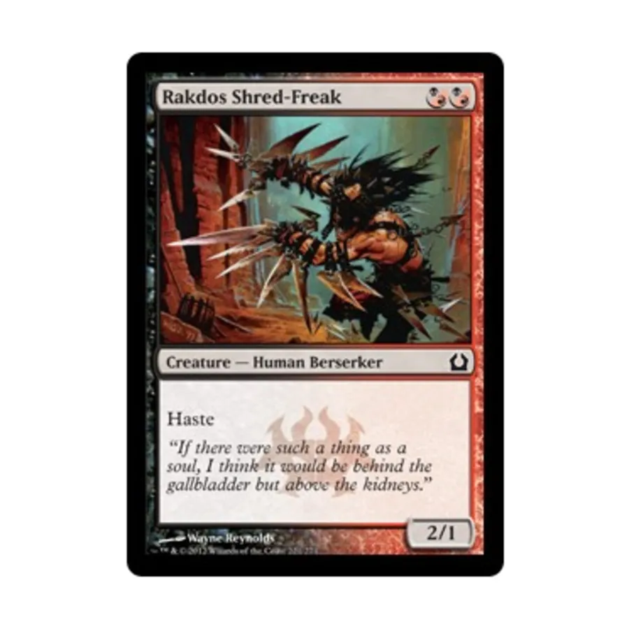 CCG Ракдос Шред-Фрик (C) (Фольга), MTG - Return to Ravnica
CCG Ракдос Шред-Фрик (C) (Фольга), MTG - Return to Ravnica