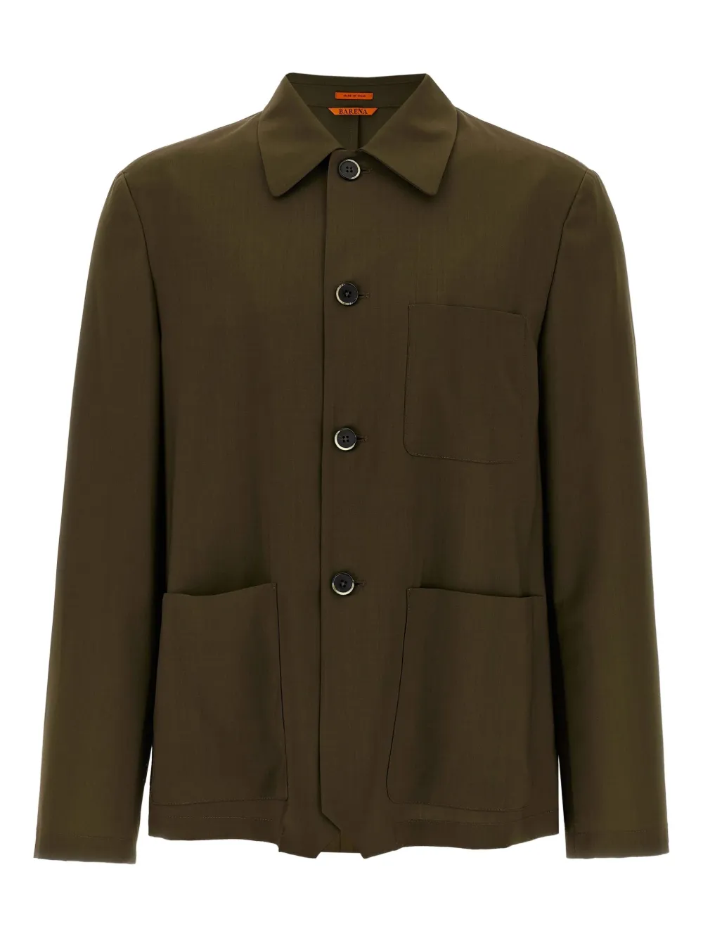 Шерстяная рубашка с манжетами на пуговицах Barena, зеленый
Шерстяная рубашка с манжетами на пуговицах Barena, зеленый
