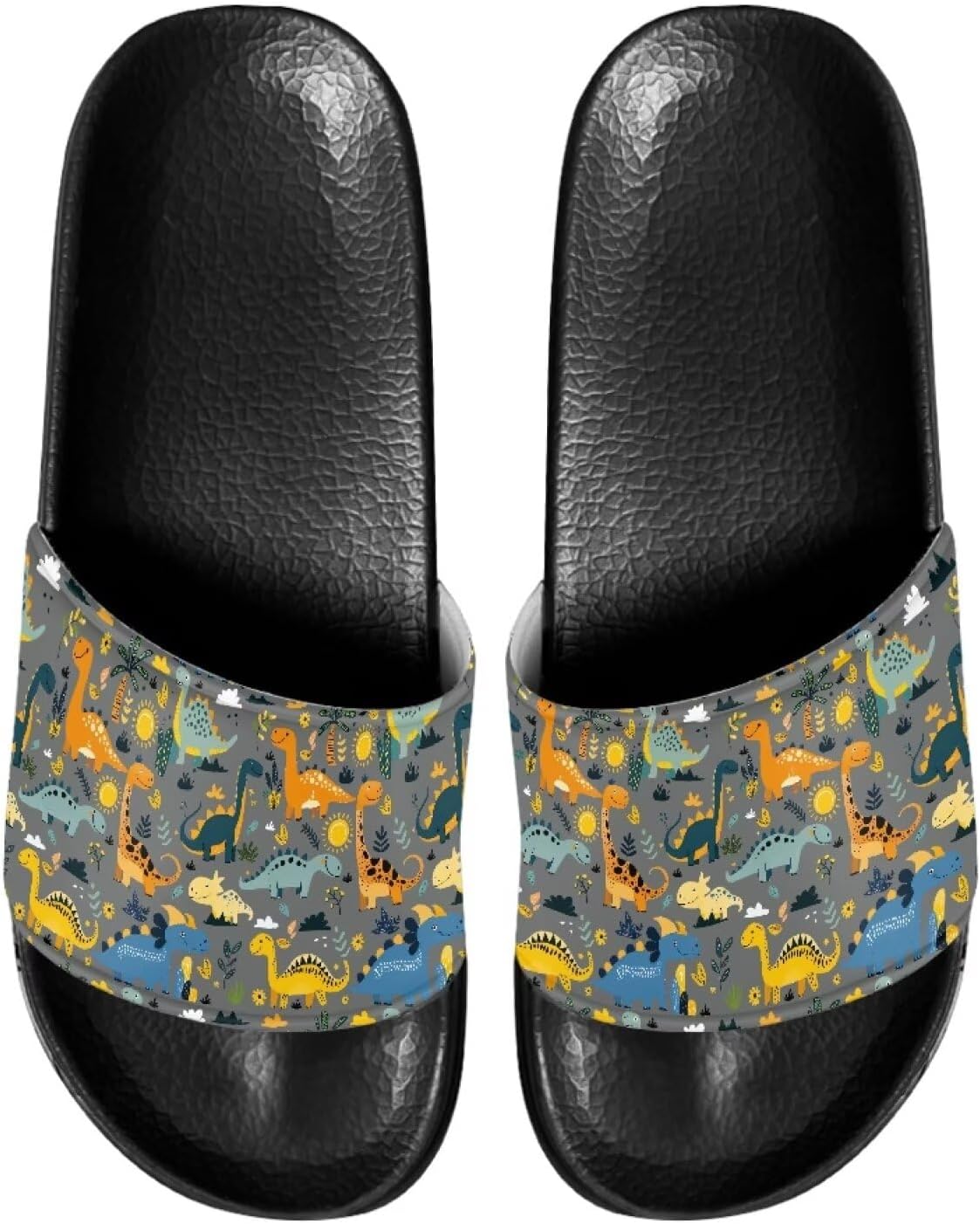 Мужские домашние сандалии Psesaysky с подушкой, обеспечивающие максимальный комфорт, повседневные сандалии-шлепанцы с открытым носком, нескользящие тапочки, водостойкие мягкие плоские туфли, обувь с одной полосой, Colorful Dinosaur
Мужские домашние сандалии Psesaysky с подушкой, обеспечивающие максимальный комфорт, повседневные сандалии-шлепанцы с открытым носком, нескользящие тапочки, водостойкие мягкие плоские туфли, обувь с одной полосой, Colorful Dinosaur