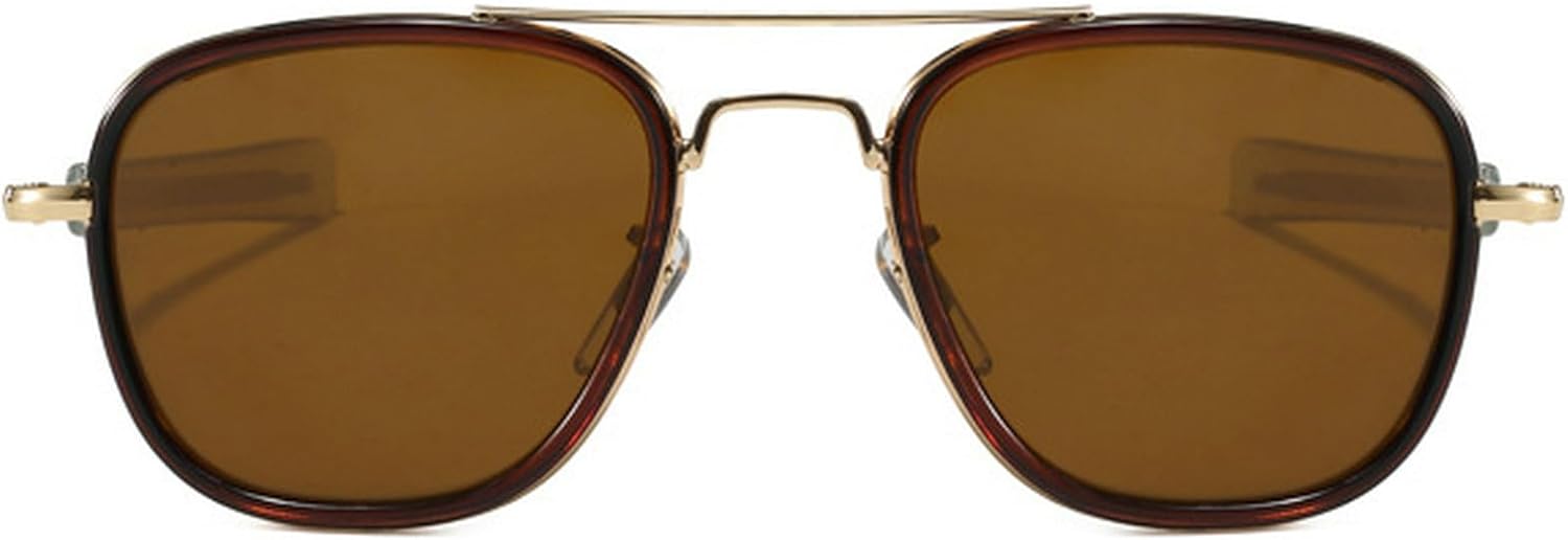 Ретро-солнцезащитные очки-пилот для женщин и мужчин, с двойной перемычкой, квадратной оправой, металлическим каркасом, в стиле 70-х, защита от ультрафиолета UV400 mincl, Brown
Ретро-солнцезащитные очки-пилот для женщин и мужчин, с двойной перемычкой, квадратной оправой, металлическим каркасом, в стиле 70-х, защита от ультрафиолета UV400 mincl, Brown