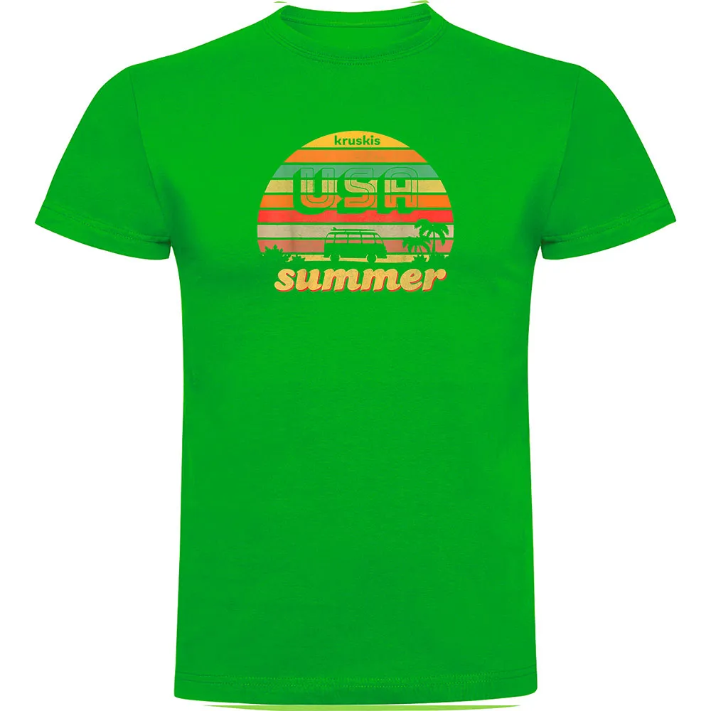 Футболка с коротким рукавом Kruskis Usa Summer, зеленый
Футболка с коротким рукавом Kruskis Usa Summer, зеленый