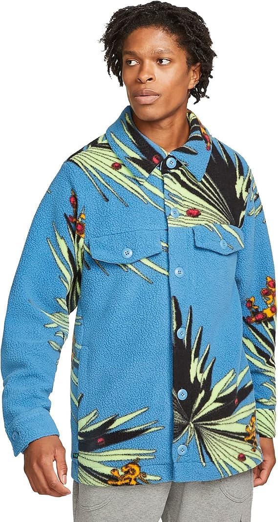 Мужская флисовая куртка Nike Lebron James из шерпы на пуговицах, Dutch Blue
Мужская флисовая куртка Nike Lebron James из шерпы на пуговицах, Dutch Blue