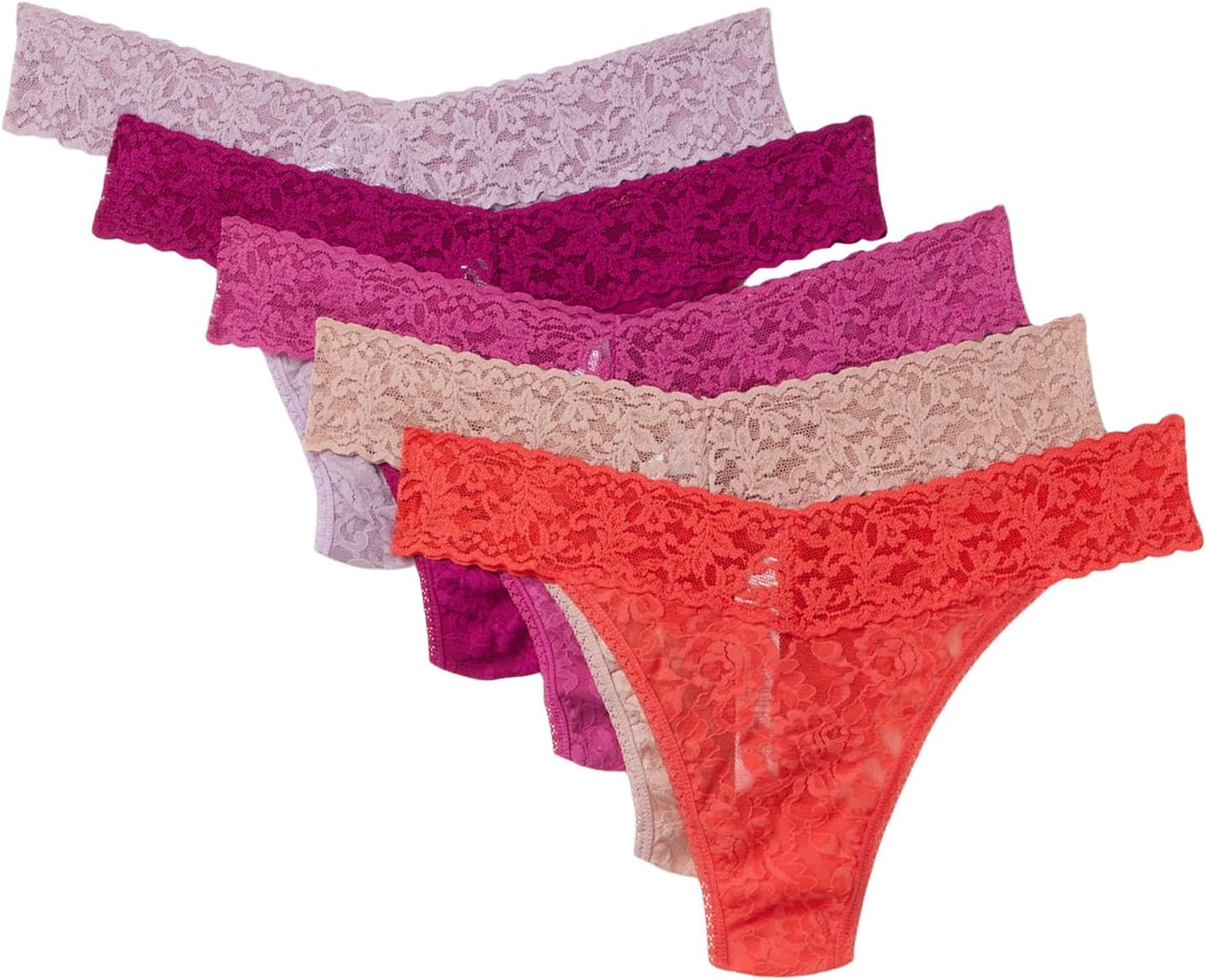 Женские стринги-танга с фирменным кружевом и оригинальной посадкой, комплект из 5 шт. Hanky Panky, Desert Rose/Neon Coral/Wild Rose/Bright Amethyst/Water Lily
Женские стринги-танга с фирменным кружевом и оригинальной посадкой, комплект из 5 шт. Hanky Panky, Desert Rose/Neon Coral/Wild Rose/Bright Amethyst/Water Lily
