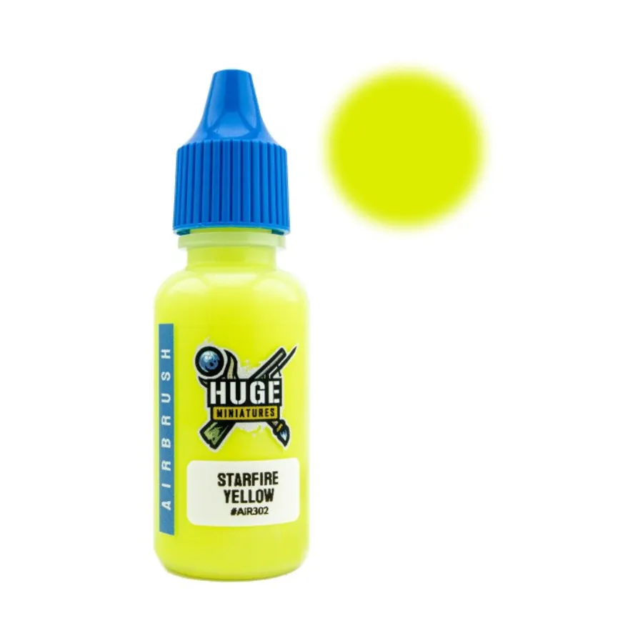 Флуоресцентный звездный желтый, Airbrush Paints (Huge Miniatures)
Флуоресцентный звездный желтый, Airbrush Paints (Huge Miniatures)