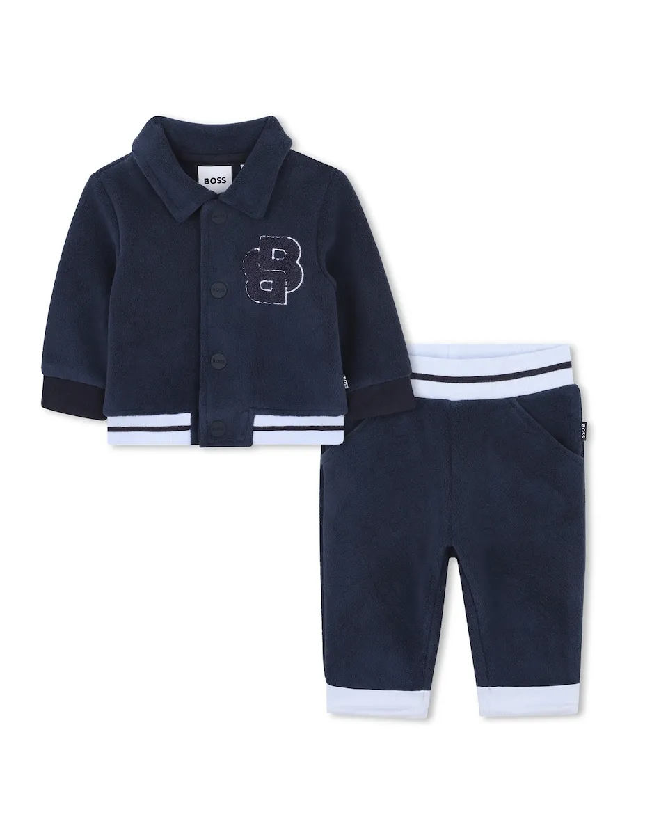 Комплект для младенца из 2 предметов с длинными рукавами BOSS Kidswear, темно-синий
Комплект для младенца из 2 предметов с длинными рукавами BOSS Kidswear, темно-синий