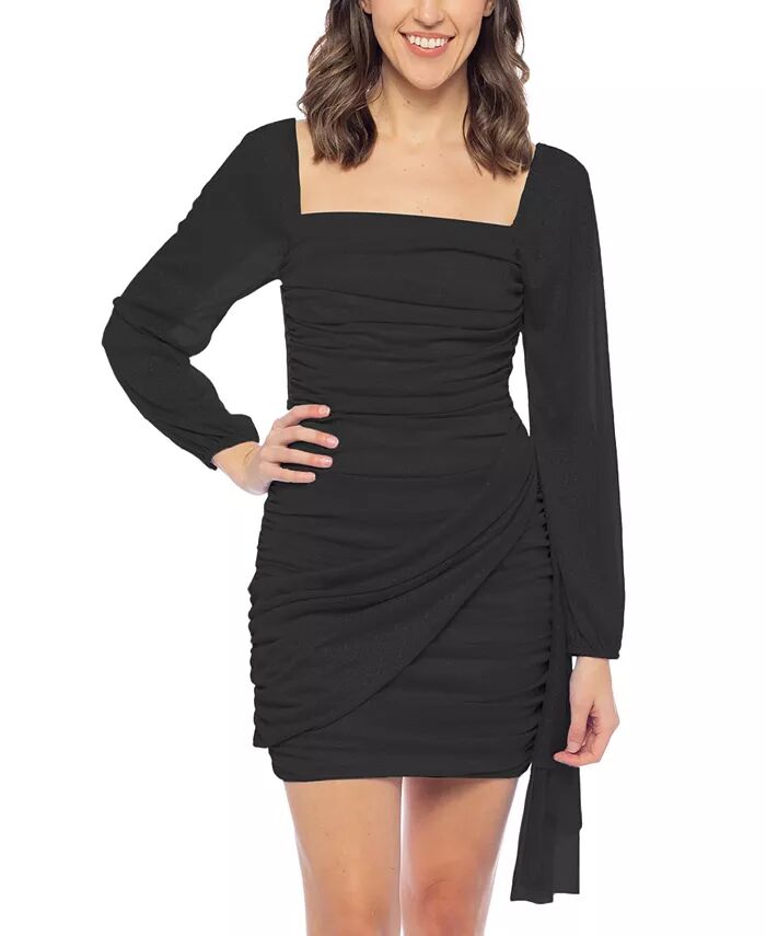 Женское мини-платье со сборками и блестящей отделкой Jump, черный
Женское мини-платье со сборками и блестящей отделкой Jump, черный