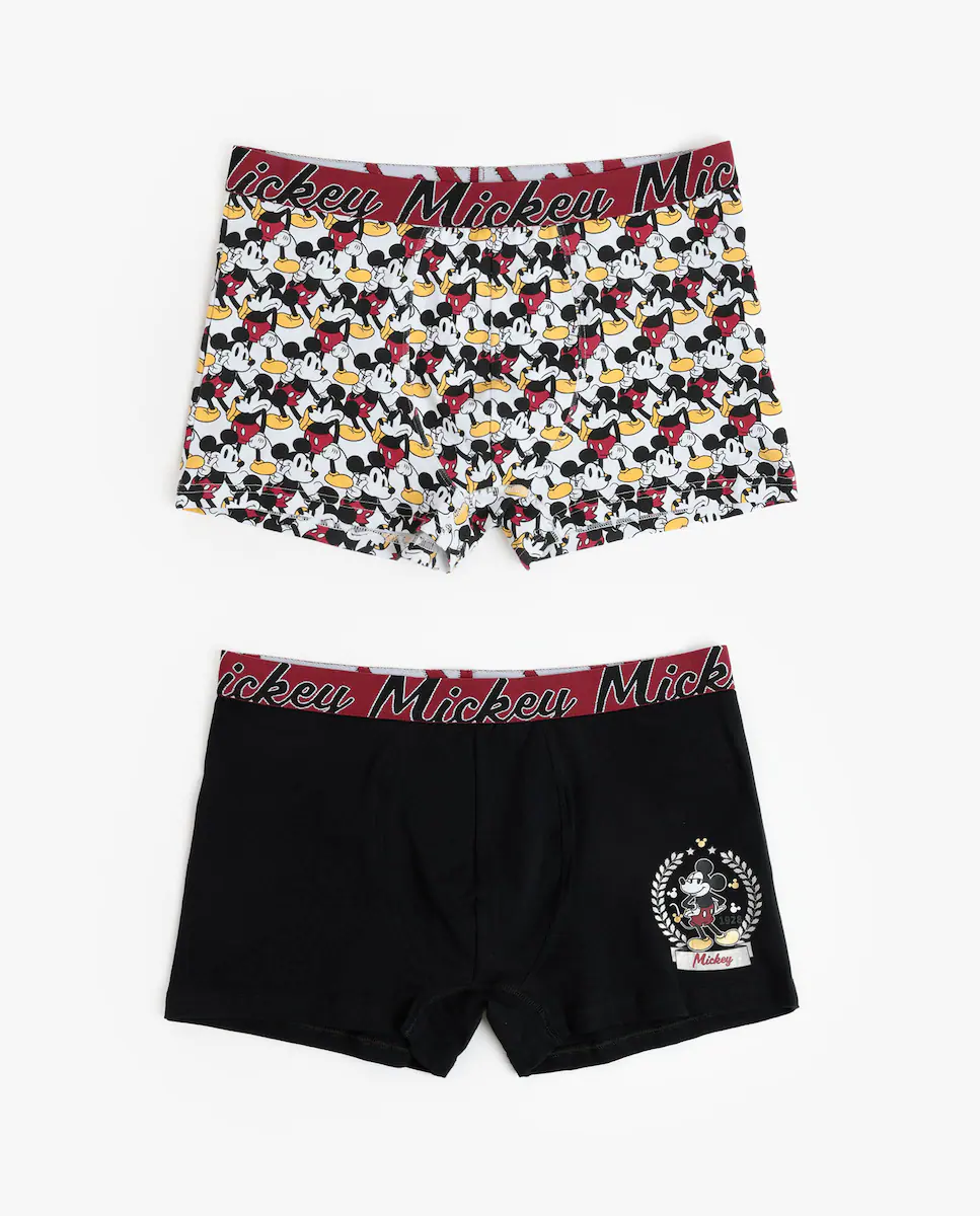 Набор из двух мужских трикотажных боксеров различных цветов Disney, многоцветный
Набор из двух мужских трикотажных боксеров различных цветов Disney, многоцветный