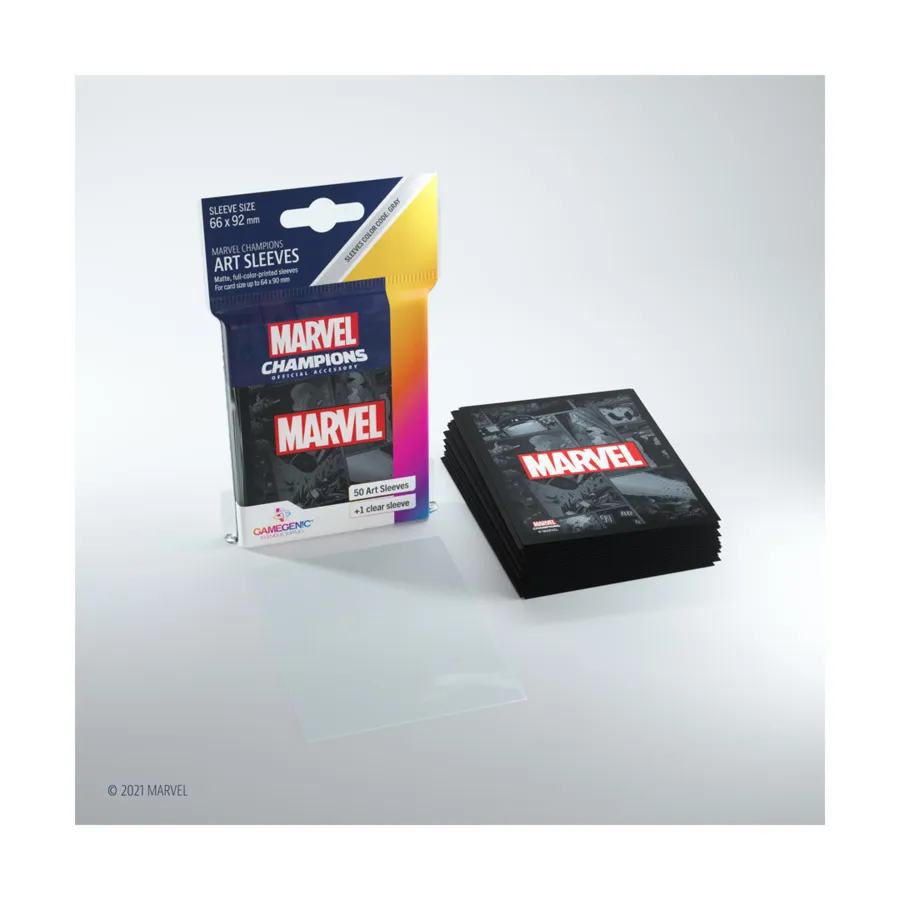Марвел Блэк (51), Art Sleeves - Marvel Champions (GameGenic)
Марвел Блэк (51), Art Sleeves - Marvel Champions (GameGenic)