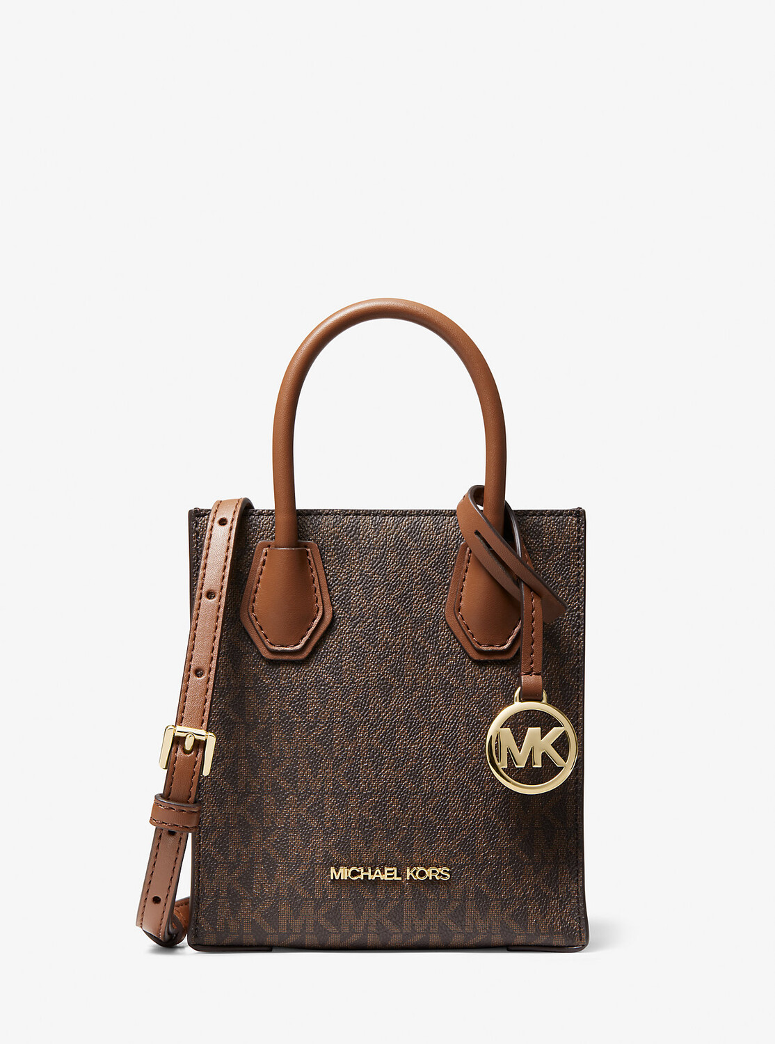 Очень маленькая кожаная сумка через плечо Mercer с логотипом Michael Kors, коричневый
Очень маленькая кожаная сумка через плечо Mercer с логотипом Michael Kors, коричневый