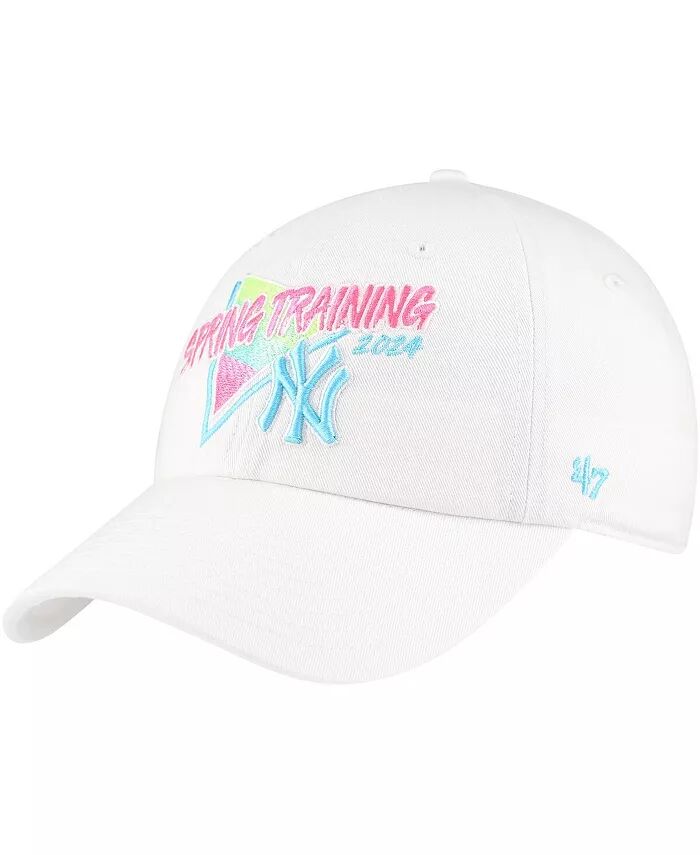 Мужская белая кепка New York Yankees 2024 Spring Training Vapor Wave Clean Up Adjustable '47 Brand
Мужская белая кепка New York Yankees 2024 Spring Training Vapor Wave Clean Up Adjustable '47 Brand