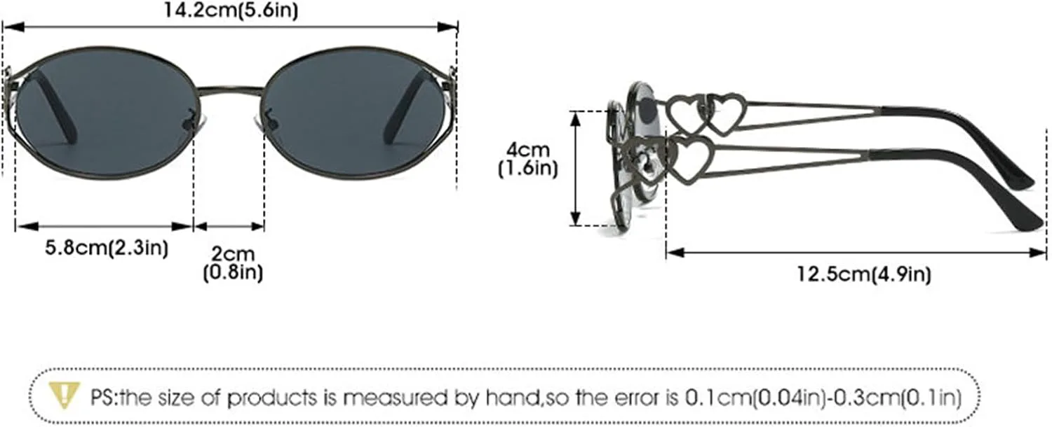 Солнцезащитные очки Helena в форме маленького сердца для женщин, ретро, металлические, овальные, мужские, роскошные, модные, панк, круглые, женские, UV400, C3
Солнцезащитные очки Helena в форме маленького сердца для женщин, ретро, металлические, овальные, мужские, роскошные, модные, панк, круглые, женские, UV400, C3