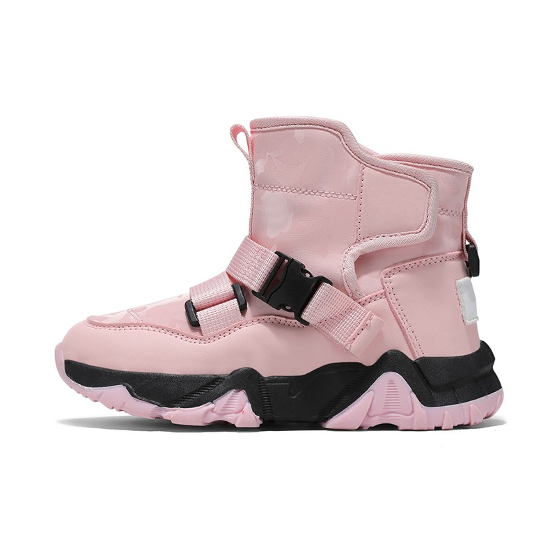 Нескользящие и износостойкие теплые высокие детские ботинки Wooden Rabbit, розовый
Нескользящие и износостойкие теплые высокие детские ботинки Wooden Rabbit, розовый