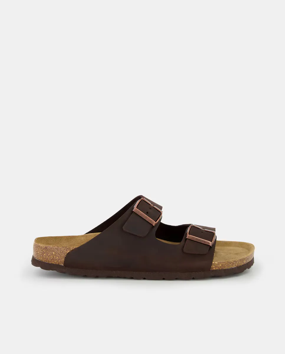 Мужские кожаные сандалии с двойной пряжкой Dustin, коричневый
Мужские кожаные сандалии с двойной пряжкой Dustin, коричневый