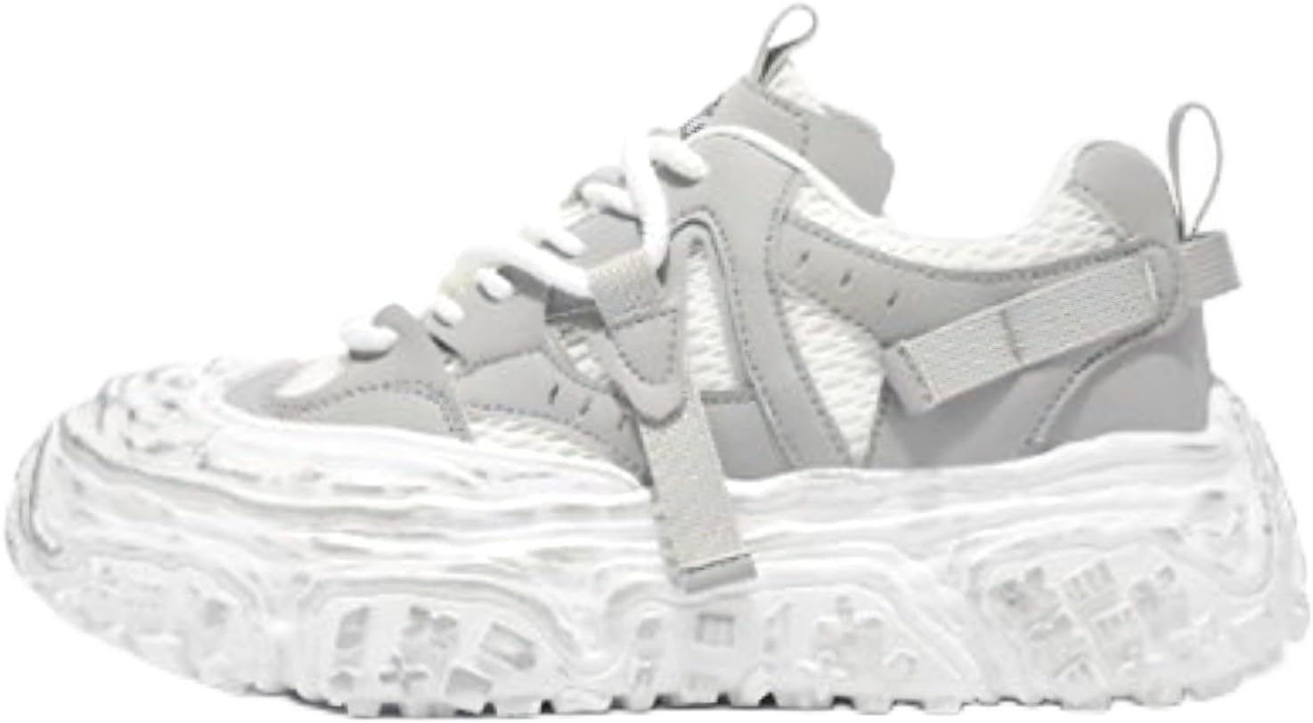 Унисекс массивные кроссовки на платформе, футуристические техношузи для пап, уличная мода Y2K, дышащие, противоскользящие Auristia, серый
Унисекс массивные кроссовки на платформе, футуристические техношузи для пап, уличная мода Y2K, дышащие, противоскользящие Auristia, серый