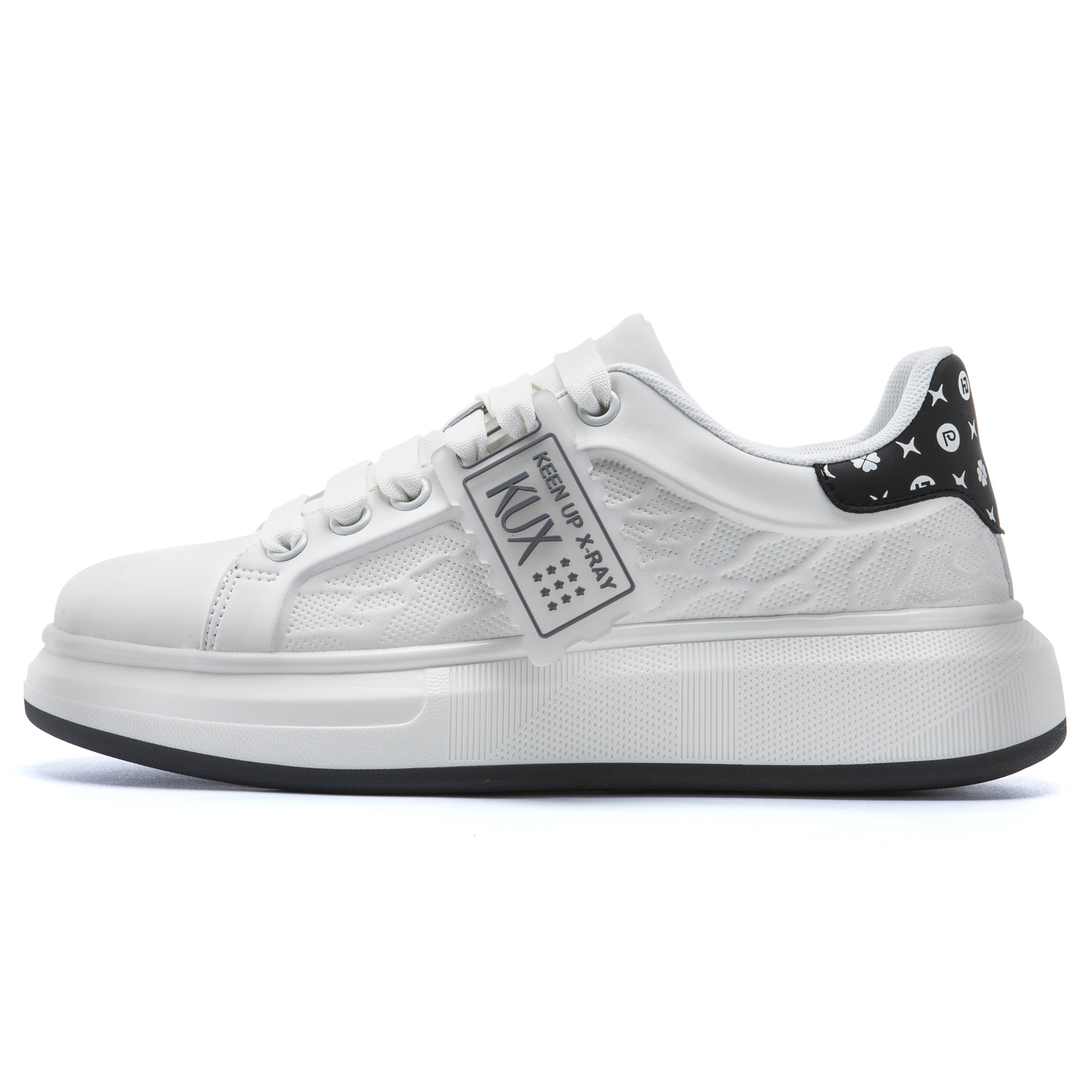KUX Скользоустойчивые амортизирующие износостойкие облегченные низкие скейтерские кроссовки для мужчин с эффектом увеличения роста - классический белый черный, цвет Classic White Black
KUX Скользоустойчивые амортизирующие износостойкие облегченные низкие скейтерские кроссовки для мужчин с эффектом увеличения роста - классический белый черный, цвет Classic White Black