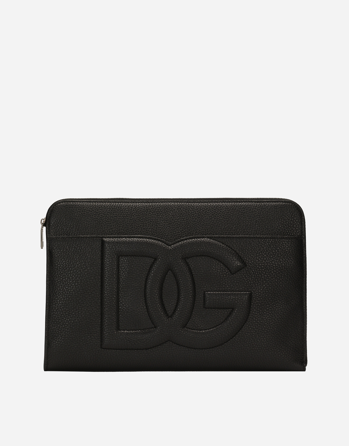 Большой клатч из оленьей кожи Dolce & Gabbana, черный
Большой клатч из оленьей кожи Dolce & Gabbana, черный