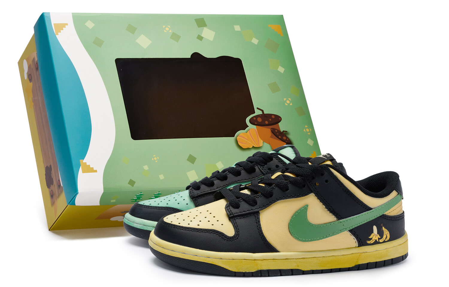 Кроссовки Nike Dunk Skateboarding Shoes Women's Low-top Green, Yellow, Black, желтый/зеленый/черный
Кроссовки Nike Dunk Skateboarding Shoes Women's Low-top Green, Yellow, Black, желтый/зеленый/черный