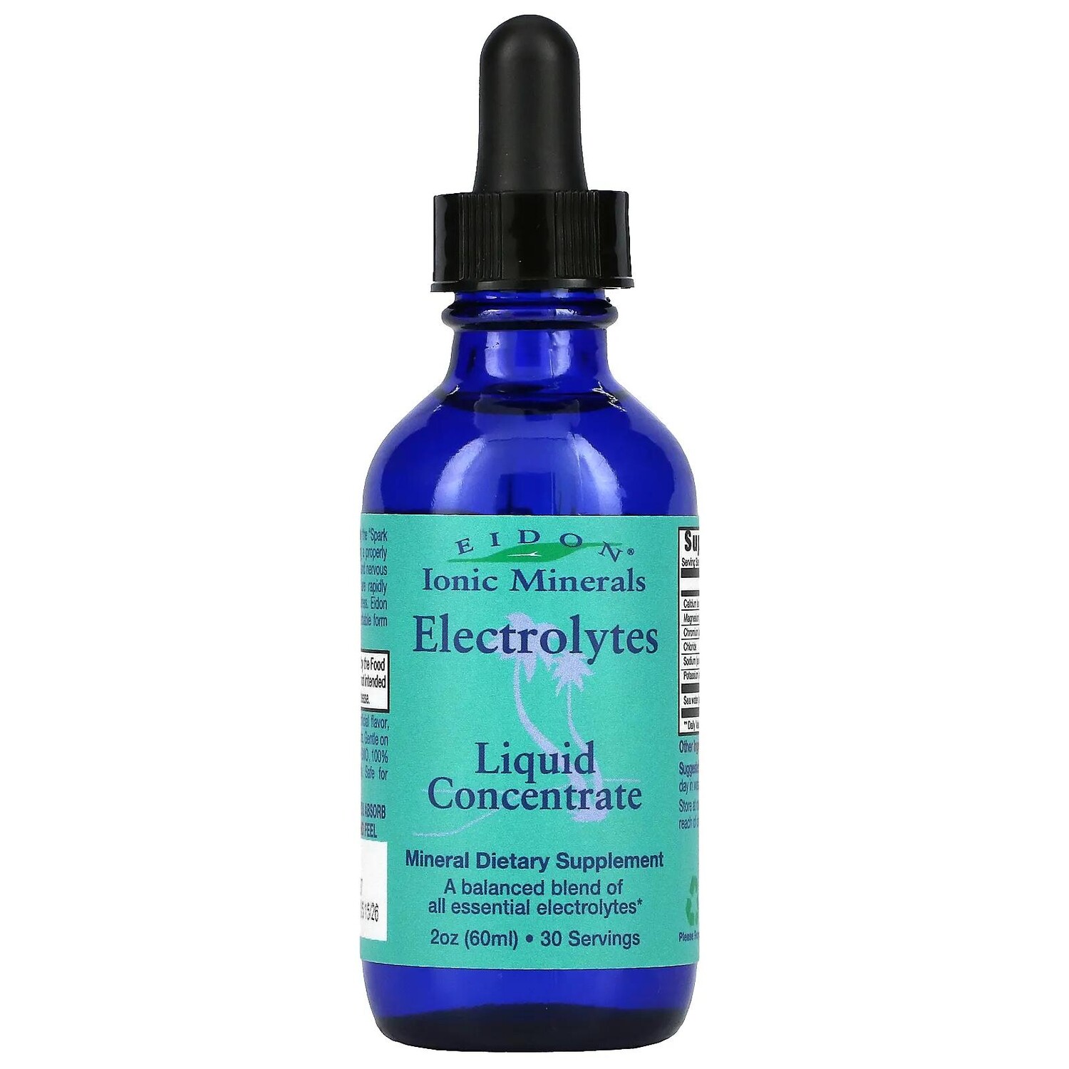 Eidon Mineral Supplements Electrolytes Liquid Concentrate 2 fl. oz. (60 ml.)
Eidon Mineral Supplements Electrolytes Liquid Concentrate 2 fl. oz. (60 ml.)