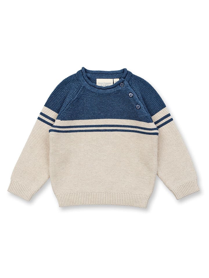 Свитер Sense Organics, бежевый/темно-синий
Свитер Sense Organics, бежевый/темно-синий