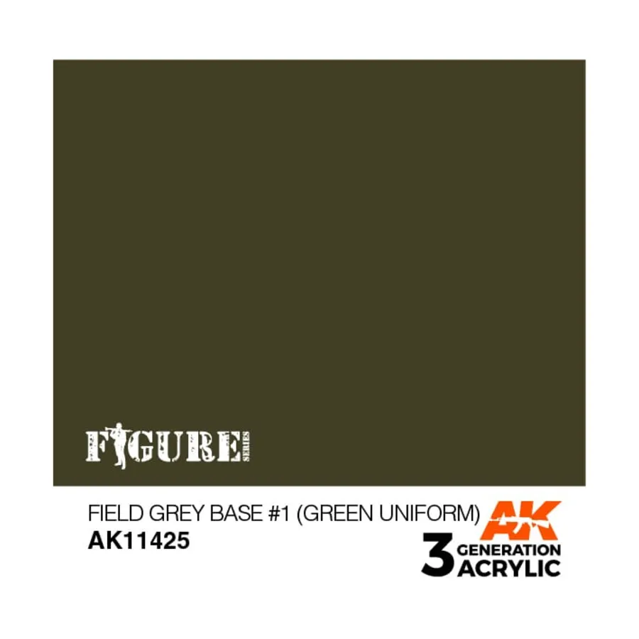Польно-серая основа № 1 (зеленая униформа), 3rd Gen Acrylic - Figure Series 
Польно-серая основа № 1 (зеленая униформа), 3rd Gen Acrylic - Figure Series