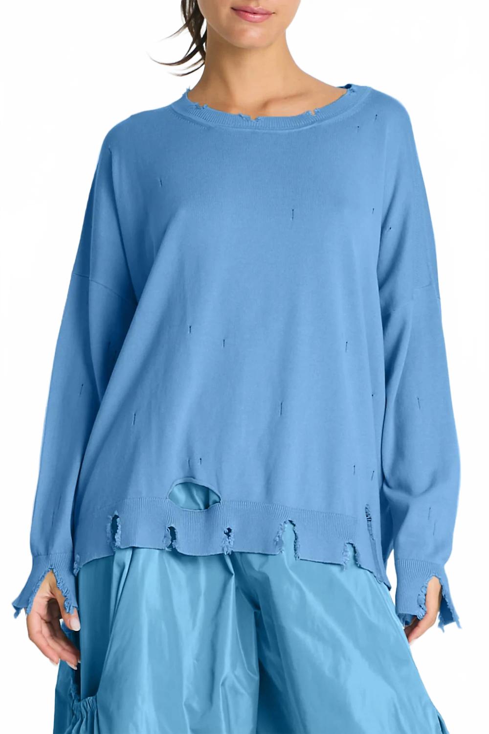 Порванный свитер в цвете марина PLANET by Lauren G., Marina
Порванный свитер в цвете марина PLANET by Lauren G., Marina