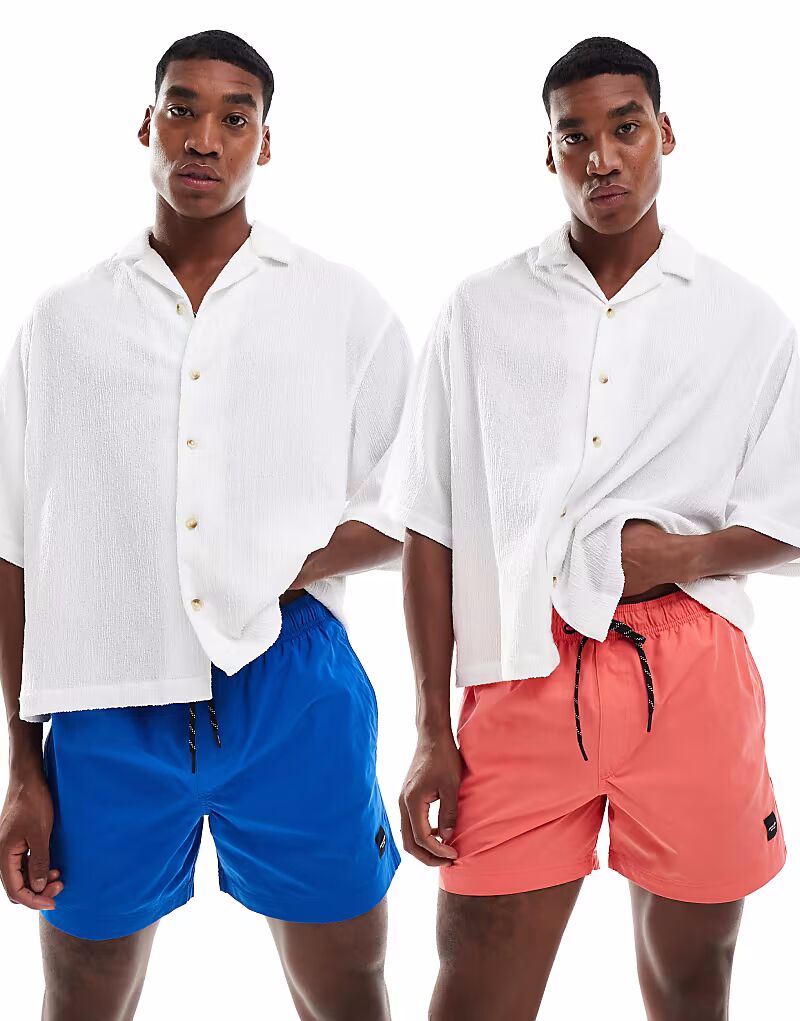 Комплект из 2 плавок Jack & Jones розового и голубого цветов
Комплект из 2 плавок Jack & Jones розового и голубого цветов