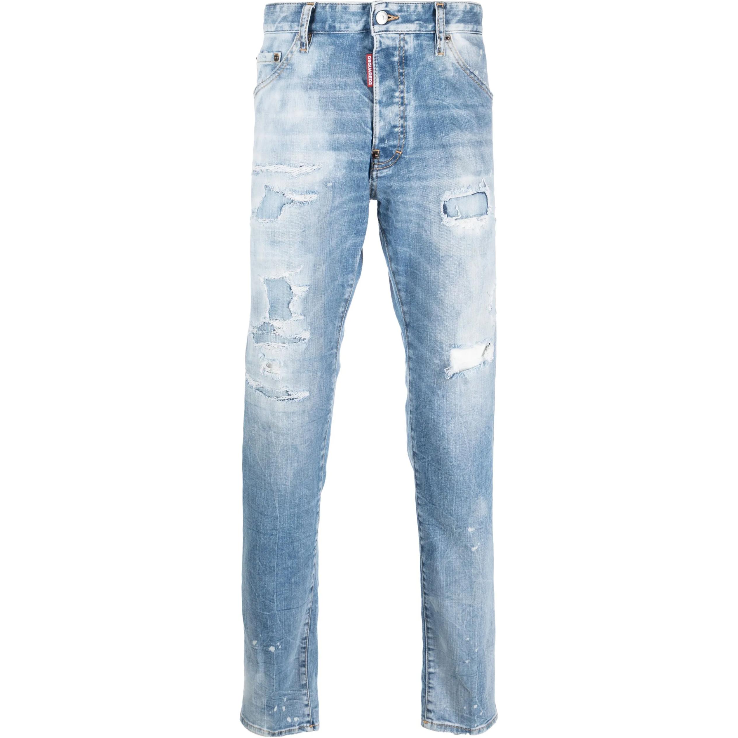 DSQUARED 2 Джинсы DSQUARED2 с эффектом потертости Slim cut
DSQUARED 2 Джинсы DSQUARED2 с эффектом потертости Slim cut