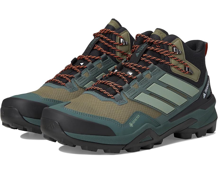 Походные ботинки adidas Outdoor Terrex Skychaser GORE-TEX Mid Top Hiking Shoes, цвет Olive Strata/Silver Green/Black 
Походные ботинки adidas Outdoor Terrex Skychaser GORE-TEX Mid Top Hiking Shoes, цвет Olive Strata/Silver Green/Black