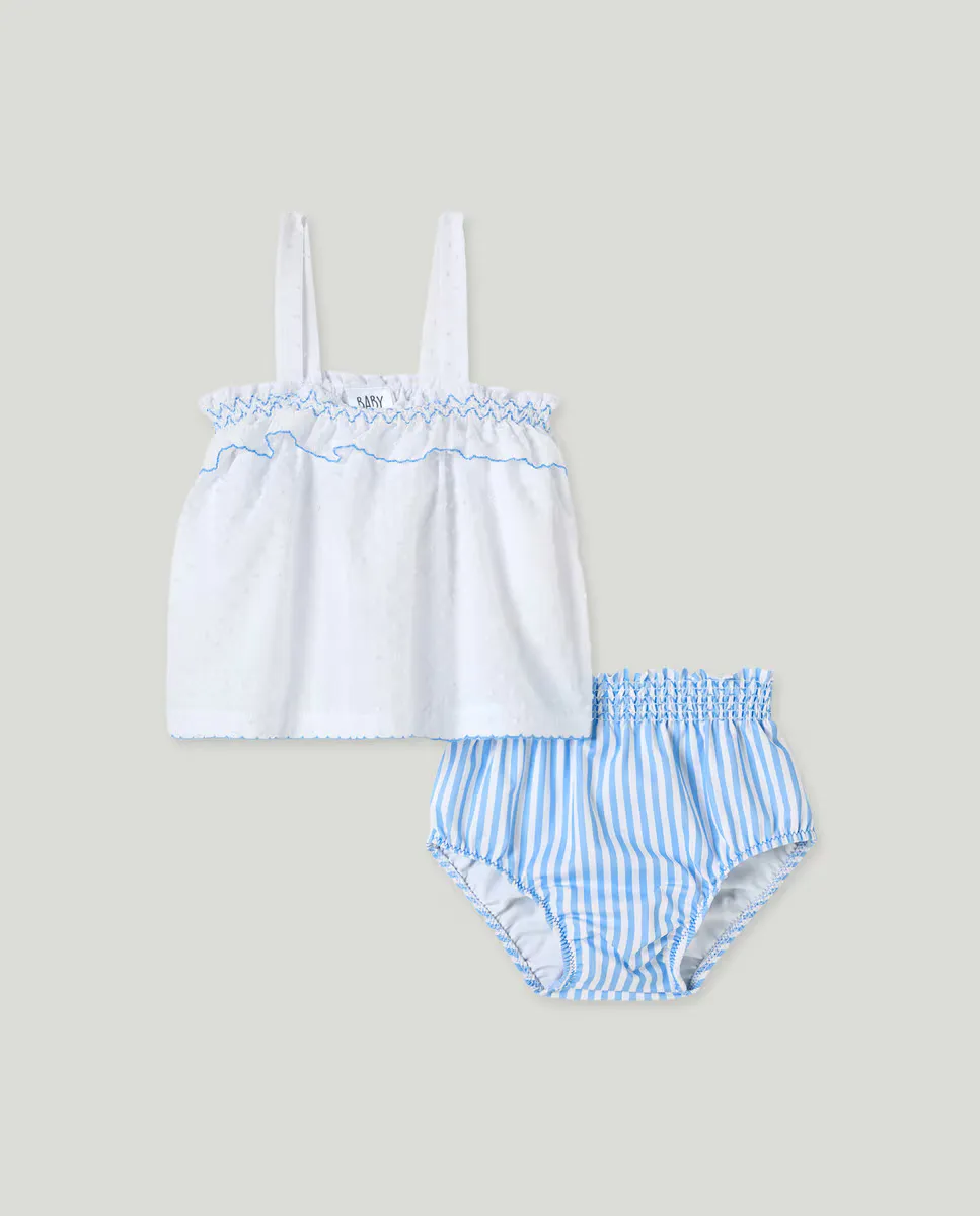 Набор плюмети для девочки Baby El Corte Inglés, синий
Набор плюмети для девочки Baby El Corte Inglés, синий