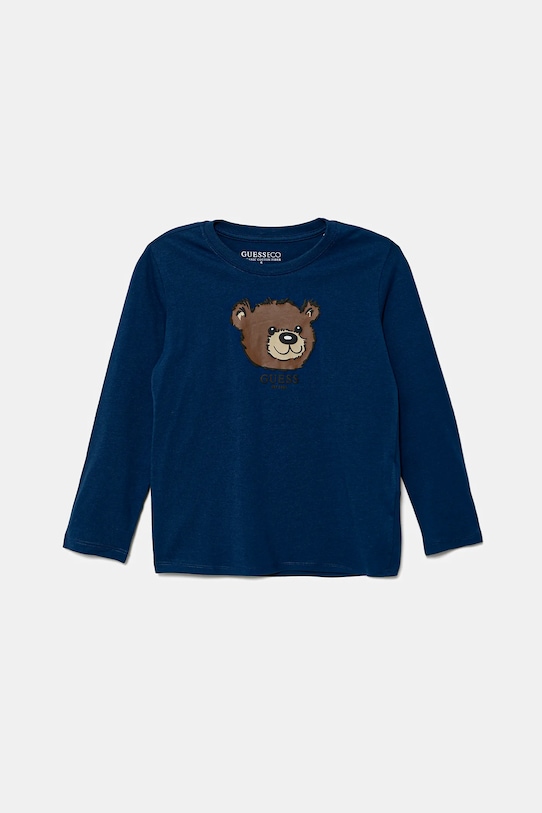 Детская хлопковая водолазка Guess, синий
Детская хлопковая водолазка Guess, синий