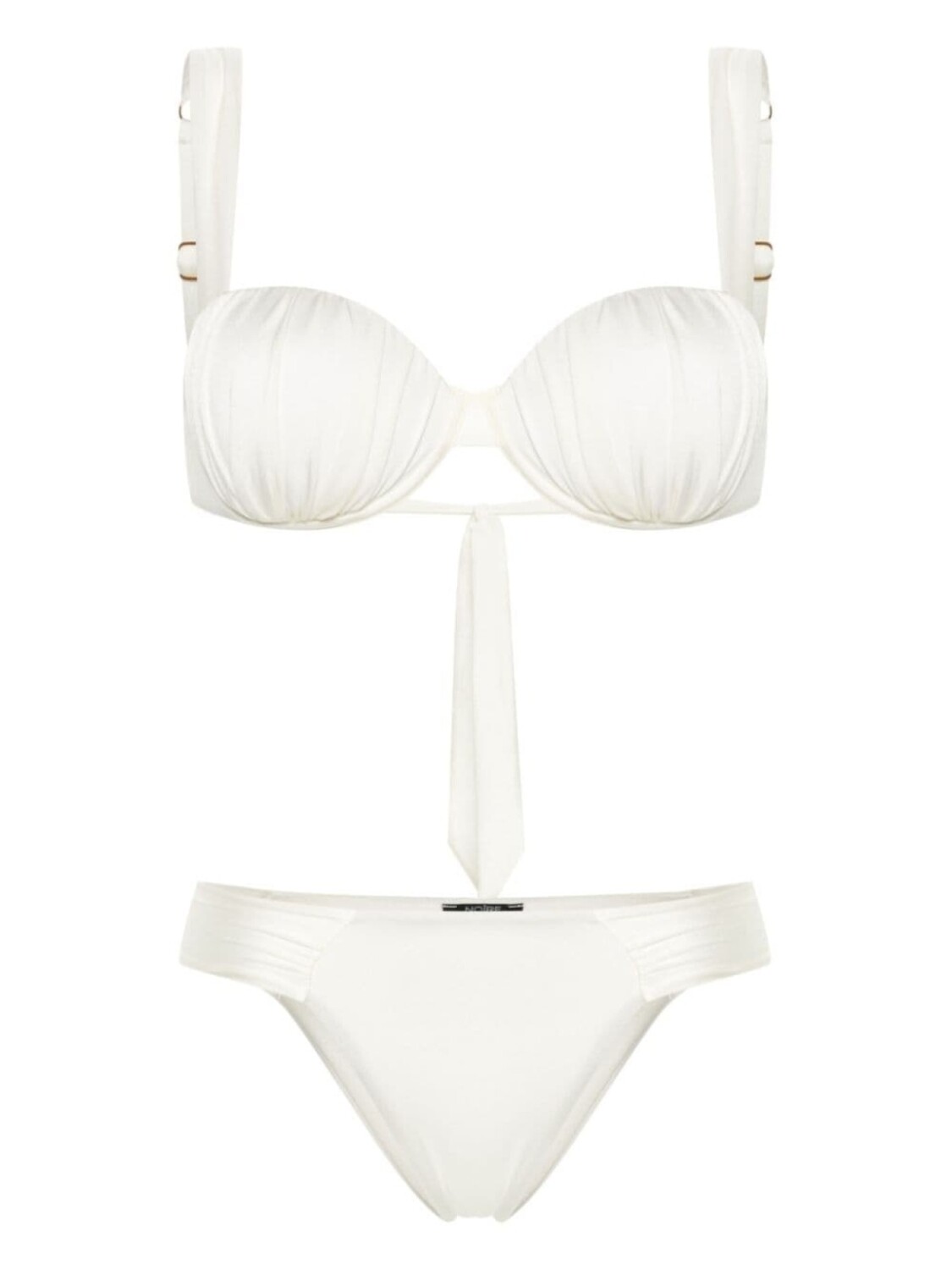 Бикини-балконет со сборками Noire Swimwear, белый
Бикини-балконет со сборками Noire Swimwear, белый