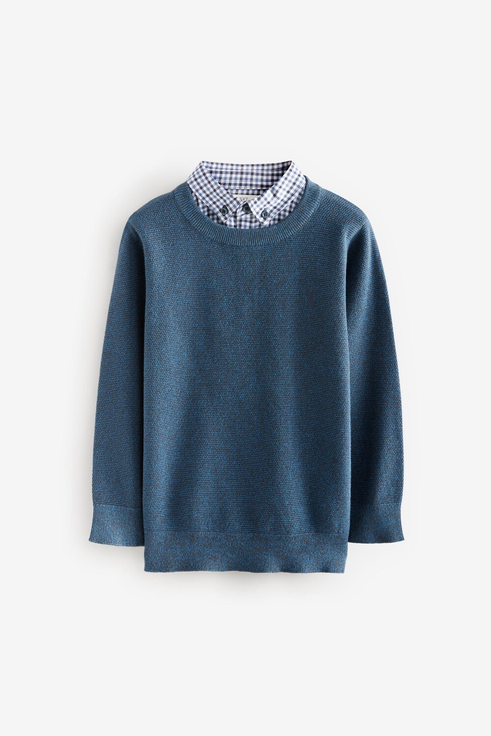 Рубашка в поддельную клетку и джемпер с круглым вырезом из 100% хлопка (3 16 лет) Next, синий
Рубашка в поддельную клетку и джемпер с круглым вырезом из 100% хлопка (3 16 лет) Next, синий