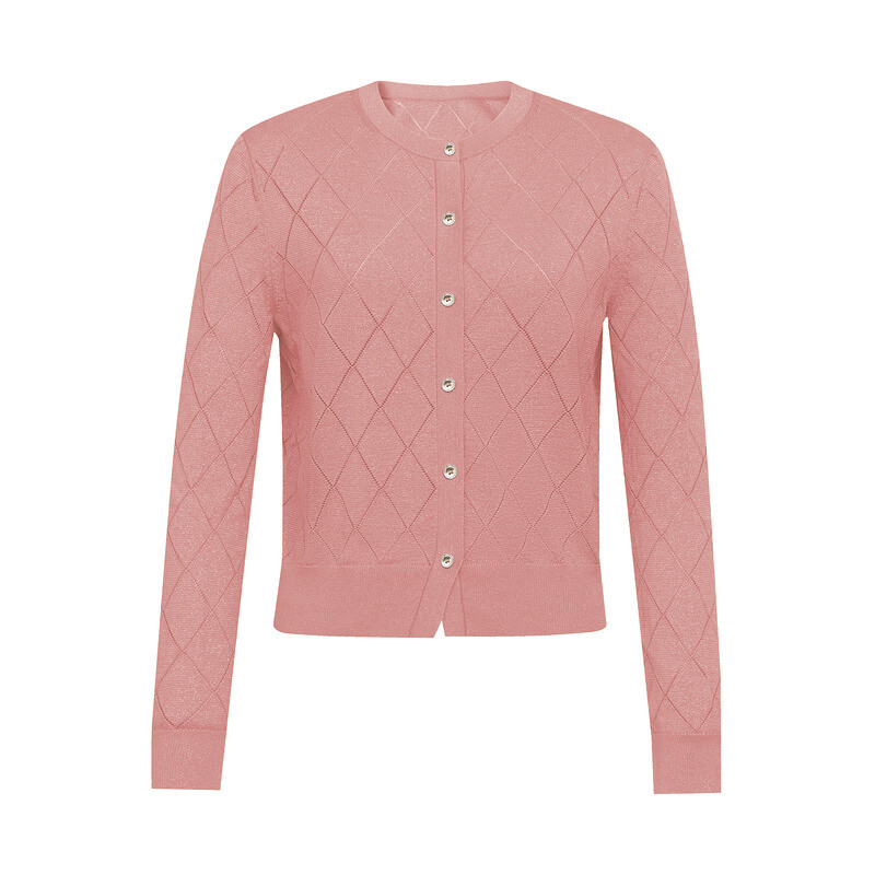 Кардиган Deep Breath с люрексом и ромбами, абрикосовый
Кардиган Deep Breath с люрексом и ромбами, абрикосовый