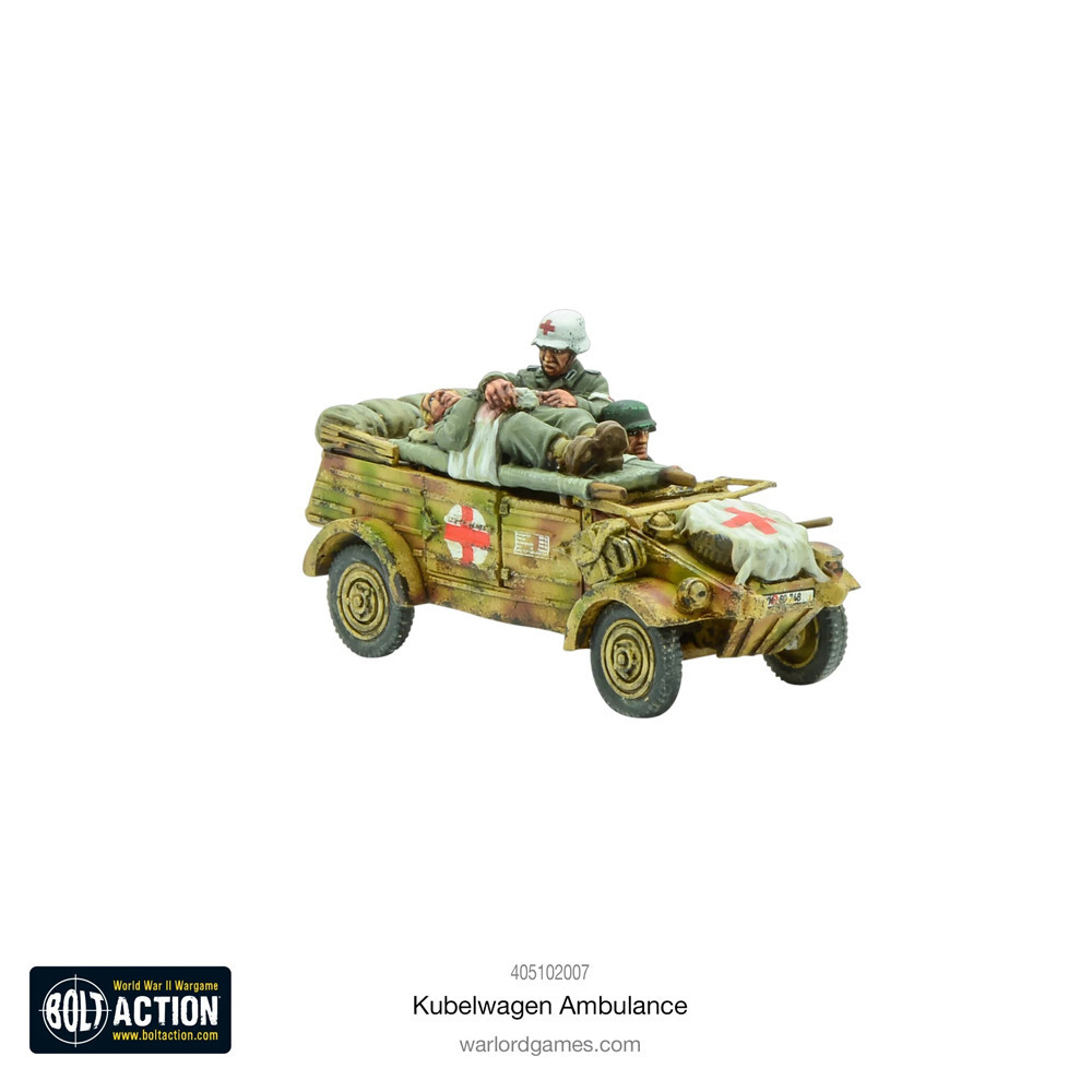 Миниатюра Warlord Games Bolt Action: Kubelwagen Ambulance
Миниатюра Warlord Games Bolt Action: Kubelwagen Ambulance