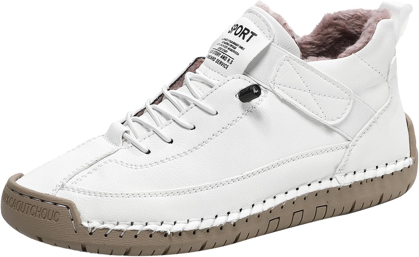 Мужские зимние повседневные туфли, удобные теплые кожаные водонепроницаемые кроссовки с ручной строчкой, противоскользящие, плоские, для путешествий, походов и снега Hneowgn, белый
Мужские зимние повседневные туфли, удобные теплые кожаные водонепроницаемые кроссовки с ручной строчкой, противоскользящие, плоские, для путешествий, походов и снега Hneowgn, белый